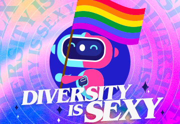 La diversità LGBT+ è sexy! Buon Mese Dell'Orgoglio